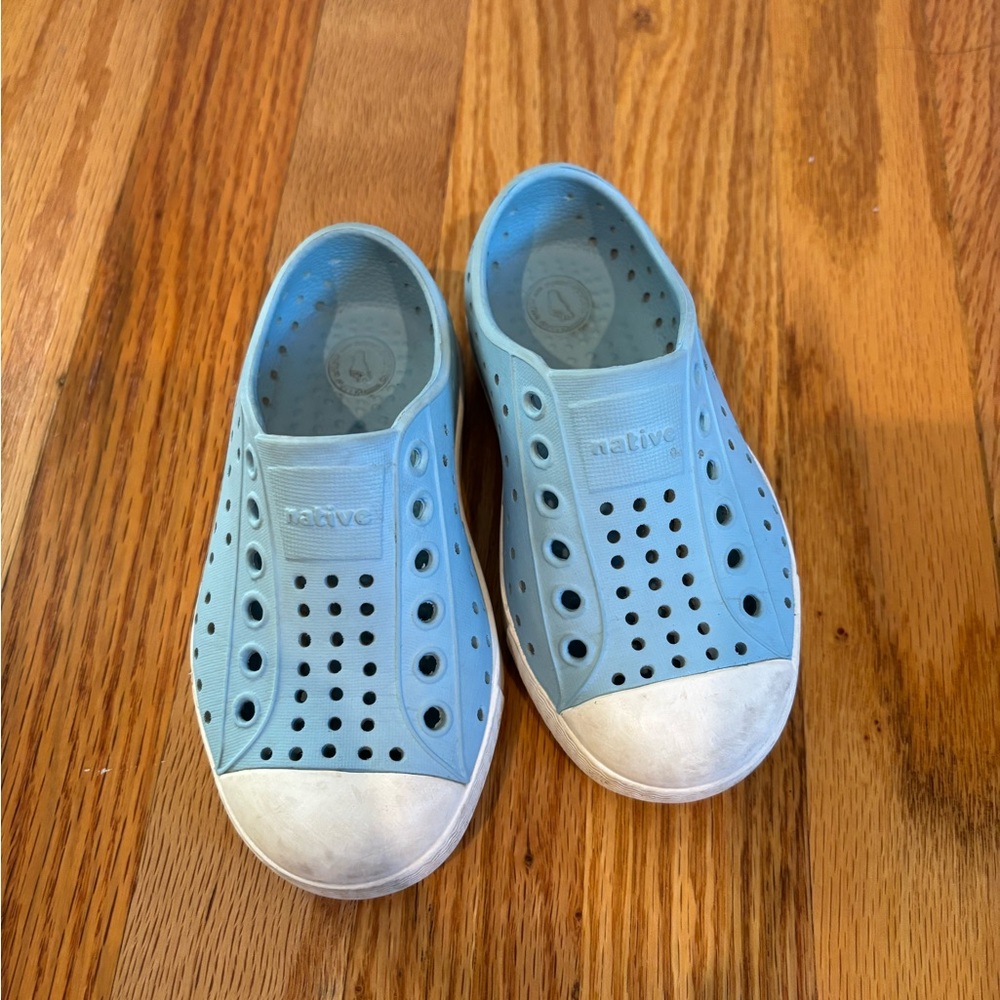 Kids Blue Slip-On Native Shoes - C7